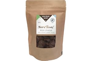 Sure Taste Chocolate pellets (300g), Chocolate Pellets Chocolate - Without Added Sugar. (Dark Chocolate)