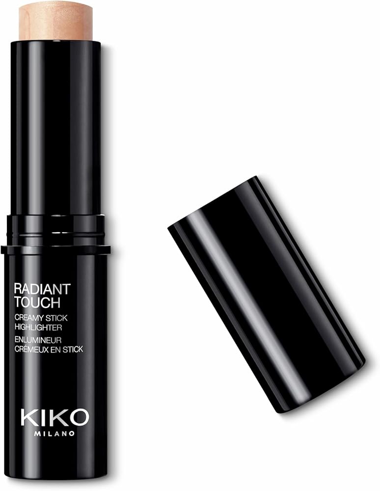 KIKO Milano Radiant Touch Creamy Stick Highlighter 100 | Parlatıcı çubuk: Parlak kaplamalı kremsi doku