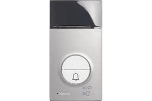 LEGRAND BTICINO, Audio-Türstation LINEA 3000 2-Draht, 1-2 Ruftasten,1/2 Familienhaus, wetterfest IP 54 schlagfest IK 10, 343071