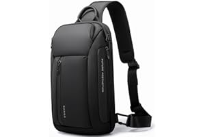 BANGE Torba na ramię, wodoodporna męska torba na klatkę piersiową, torby na ramię, plecak crossbody dla mężczyzn..