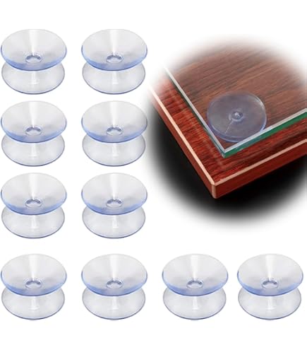 Ventose Bifacciali Trasparenti - 40 Pezzi (20mm E 30mm) Per Appendere Su Vetro, Specchi E Superfici Lisce - Foto 12