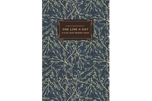 Blue Tree One Line a Day Journal 5 Year Memory Book: Daily Journal, Yearly Journal, Memory Journal, Diary Book, Daily Reflections