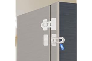 NEWBINN 4 x Kühlschrank Schloss ohne Bohren Geeignet für Öfen, Kühlschränke, Mikrowellen, Waschmaschinen, Schränke, Toiletten, Weinschränke, Fenster, für Kleinkind