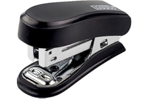 Novus Mini Agrafeuse avec 320 agrafeuses 24/6 I Noir I 12 feuilles