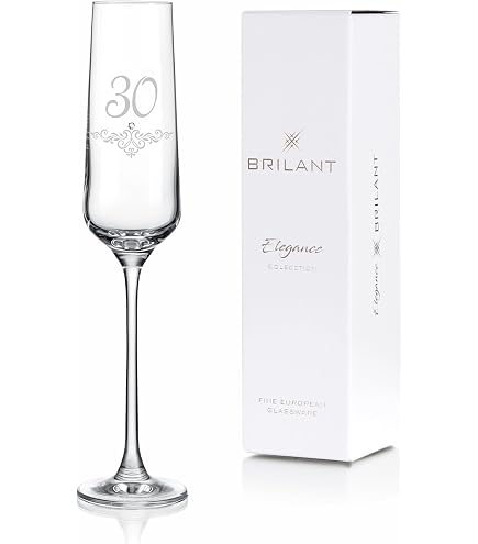 Maturi Weinglas Zum 30. Geburtstag – Mit Diamantstiel, 400 Ml, In Geschenkbox