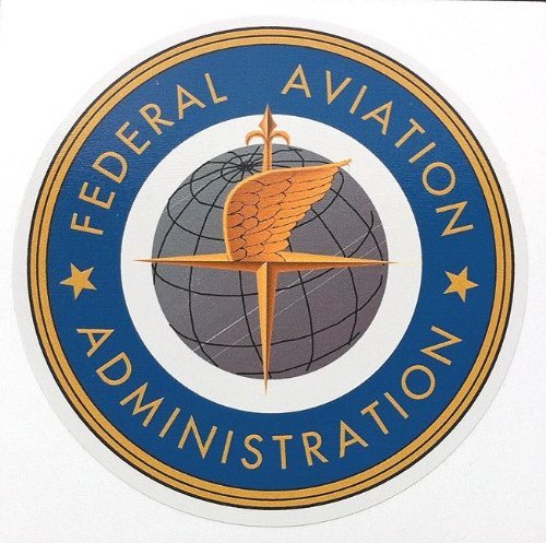 Stickers FAA US Federal Aviation Administration waterproof paper seal by No brand goods