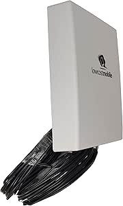 LowcostMobile PAN5G-MIMO-2021 4G 5G Antenne MIMO Multiband Outdoor 2x10m kabel ALSR200 SMA 7003800 Mhz passend zu router Huawei Vodafone Telekom Speedport Speedbox O2 FritzBox LTE TP Link Teltonika