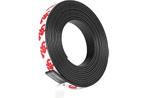 Flintronic Magnetiskt band självhäftande, 5 m magnetremsor för insektsnät och myggnät, ferroband, magnetband med starkt lim