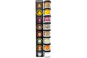 TERRAMAR MALLORCA - Gourmet Salze BLACK EDITION, Meersalz Geschenke aus Mallorca das ideale Gewürze Geschenkset Salzset (8x25g)