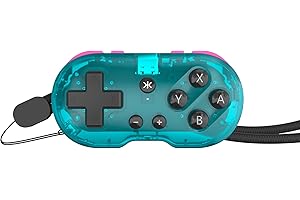 CRKD ATOM - Collectible Keychain Controller for Nintendo Switch, PC, Mac, Mobile and Smart TV (Glacier Blue)