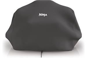Ninja Woodfire elektrisk BBQ-grill överdrag, märkestillbehör, kompatibel med Ninja Woodfire utomhusgrill (OG701/751) vattentå