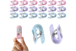 MXHBSTP 20 Pcs Duvet Clips, Bedsheet Clip, Convenient and Practical Bed Sheet Management Tool, for Keep Duvet in Place, High Elasticity Nonslip Comforter Duvet Cover Fasteners