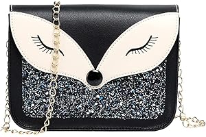 Hjkiopc Bolso bandolera para niñas, princesa, bolso para niña, a la moda, bolso de hombro, idea de regalo pequeña niña cumpleaños Navidad