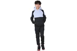 Malay Kids Boys Tracksuit Hoodie Joggers Set Age 5-13 Years Loungewear Outfit