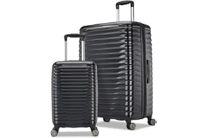 Samsonite Element 2 Piece Hardside Luggage Set in Black