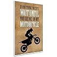 ArtinKart- Posters for Boys Room, Rider Biker, Bike Motivational Posters, Bike Wall Poster, Bullet Posters for Wall (12x18 inch, Multicolour, Unframed)