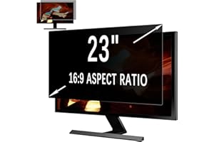 MoSuul Monitor Blickschutzfilter 23 Zoll 16:9, Computer & Desktop Privacy Filter, Anti-Spy Blickschutzfolie Anti-Blaulicht und Blendschutz für 23" Monitor