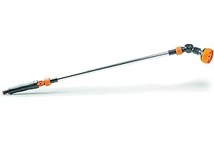 G&F GF 80005448 Fusil d'arrosage Multi Jet réglable sur rallonge