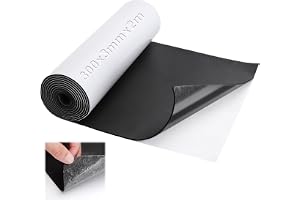 Självhäftande skumgummirulle, 300 mm x 2 m x 3 mm skumplatta svart mångsidig halkfri matta för isolering och tätning EVA-gummimatta för gör-det-själv dörrar golv väggar fordonsskydd