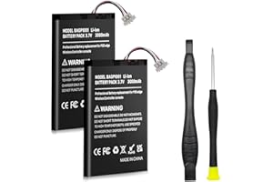 3000 mAh BOANV Batterie pour Sony Playstation DualSense Edge,Batterie de Remplacement Haute Capacité Améliorée pour Manette PS5 Edge avec Kit de Réparation (2 Pcs)
