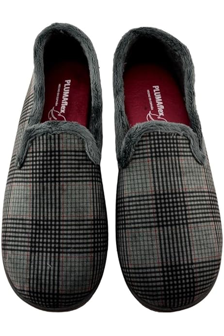 Zapatillas De Plumas Hombre Calzado De Casa De Hombre PLUMAFLEX