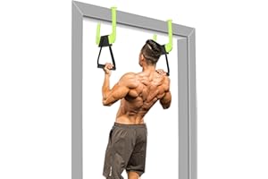 Jandecfit Pull-up bar door frame without screws - pull up bar door, portable pull-up bar that fits in your luggage, clamping bar door frame non-slip and up to 150 kg, 16-24 cm door frame width.