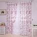 1m * 2m Curtains Pink Cute Bear Pattern Offset Blind Printed Glass Yarn for Girls & Boys Bedroom