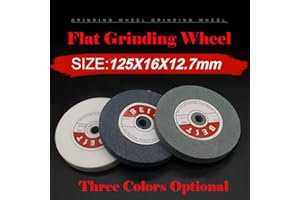 BUZZFASHION 1 x Meule pour touret à meuler, 125x16x12.7mm meule abrasive de rechange, pour le meulage de précision et meulage rapide（Green-60#）