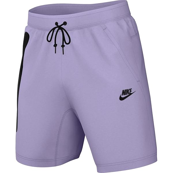 purple nike tech shorts