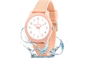 Juboos Kinderuhr, Kinderuhr Jungen Mädchen Analog Quarz Uhr Uhren für Jungen Wasserdicht, Armbanduhr Kinder Junge