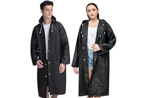 Aoyinfe 2 Stück Regenponcho Regenmantel Herren Damen, Wiederverwendbar Regenbekleidung Regencape Regenjacke Wasserdicht für Disney, Wandern, Radfahren, Camping und Reisen