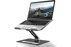 Minthouz Support pour Ordinateur Portable pour Bureau, rehausseur Ergonomique pour Ordinateur Portable, Compatible avec MacBook Air Pro, Dell XPS Lenovo, HP Plus d'ordinateurs Portables de 10 à 17"