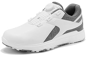 sekiueo Waterproof Golf Shoes Women Professional Spikeless Golf Footwear Leather Non-Slip for Outdoor Walking Sports