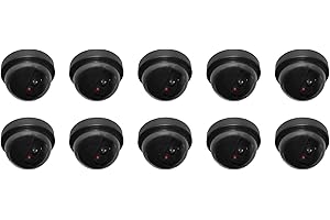 Innova Brands Round Fake Dummy Camera With Led Outdoor Indoor Security CCTV Security Flashing LED Light (10)