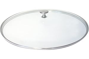 STAUB Couvercle en Verre pour Wok, Rond, Ø 30 cm, Transparent