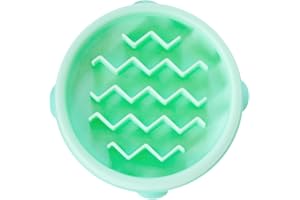 Outward Hound Antischlingnapf Hunde - Slow Feeder Hundenapf für Welpen und Katzen, für mehr Fressspaß und langsameres Fressen, beugt Blähungen vor, Rutschfester Futternapf, Größe Klein (Minze)