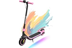 EVERCROSS E6 Patinete Eléctrico para Niños de 6 a 12 Años, Tres Modos de Velocidad, Batería de Alta Capacidad 21,6V/5,2AH, Motor 150W, Velocidad Segura 8KM/H-16KM/H, Autonomía 20KM, Ligero y Portátil