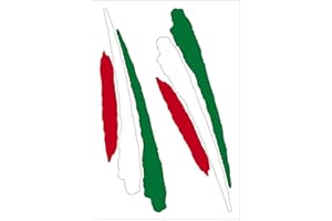 Artimagen Pegatina Bandera Trazo Alargado Italia 2 uds. 90x25 mm/ud.