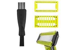 PEVRUAY Juego de 3 cabezales de corte para Philips One Blade, cabezales para cortapelos faciales, Skin Guard y Body Comb Kit para cuchillas Philips One Blade, accesorios para recortadora de barba