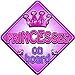 TROPHY * PRINCESSES on board * non personalised novelty baby on board car window sign