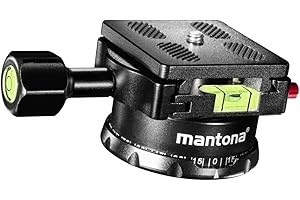 Mantona 19887 Rotule Panoramique 360° pour Trépied