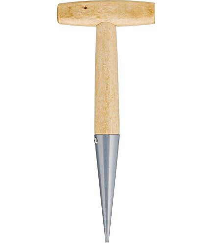 Xclou Mini Rastrello Da Giardino - 9 Rebbi In Acciaio, Manico Ergonomico, Argento E Nero - Foto 6