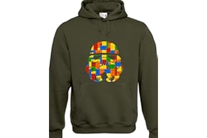 JLB Print Trooper Helmet Bricks Space Wars Sci Fi Movie Film Inspired Premium Quality Unisex Hoodies for Men and Women