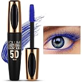 LOPHE 5D Mascara, 10G Waterproof Mascara | Mascara with Silk Fibers, Long Lasting Mask for Definition and Volume, No Blooming