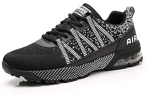 FRYSEN Uomo Donna Air Scarpe da Ginnastica Corsa Sportive Sneakers Running Interior Fitness Outdoor Sport Jogging Casual 34-46 EU