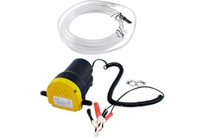 DasMarine 12V 60W Oil Change Pump Extractor, Oil/Diesel Fluid Pump Extractor Scavenge Oil Change Pump Transfer Suction Transfer Pump + Tubes Truck Rv Boat ATV