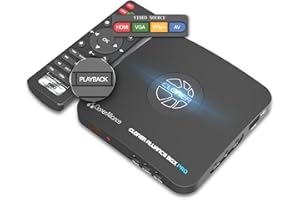 ClonerAlliance Box Pro, 1080p@60fps Video Recorder, DVR with HDMI Capture, Playback on TV. RCA/YPbPr/VGA to Digital Converter. No PC Required. Supports PVR/OTA.