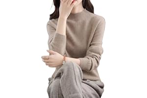 LAKEMON Cashmere Sweaters for Women,Soft Cozy Pullover,Cashmere Long Sleeve Crewneck Fall Winter Sweaters