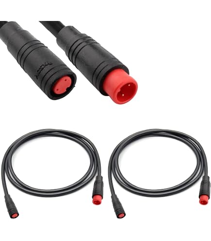 Cavo Prolunga Impermeabile 11 Pin Per Bici Elettrica – 50 Cm, Compatibile Con Motori Bafang G062 E G063 750W/1000W, In Rame Stagnato E PVC, Nero