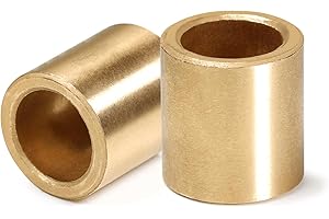 Othmro Tuleje tuleje z łożyskiem samosmarującym w proszku metalurgicznym brąz 6 mm otwór x 10 mm średnica zewnętrzna x 10 mm długość 10 szt